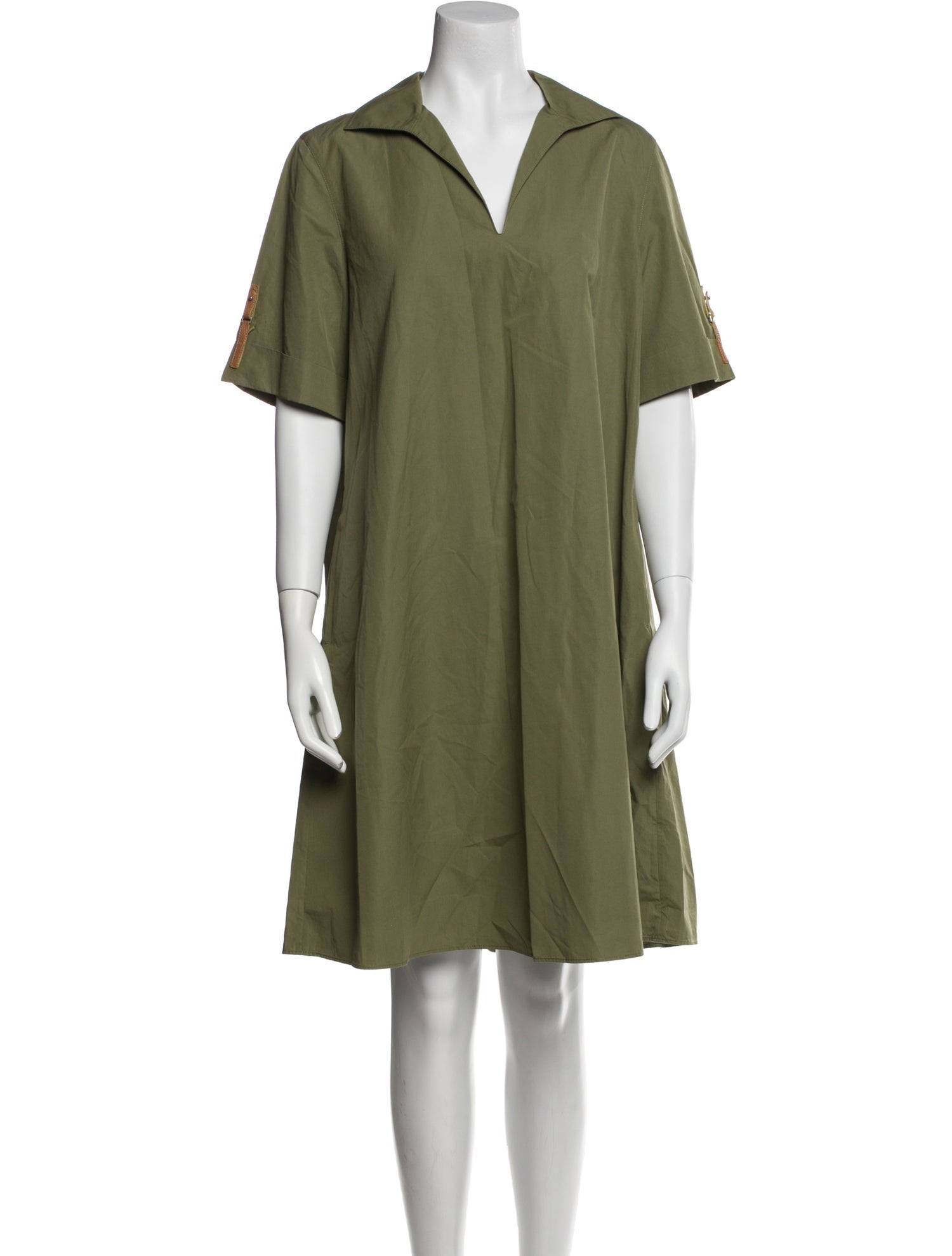 Lafayette 148 V-Neck Knee-Length Dress