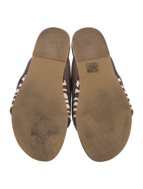 Lafayette 148 Leather Printed Slides