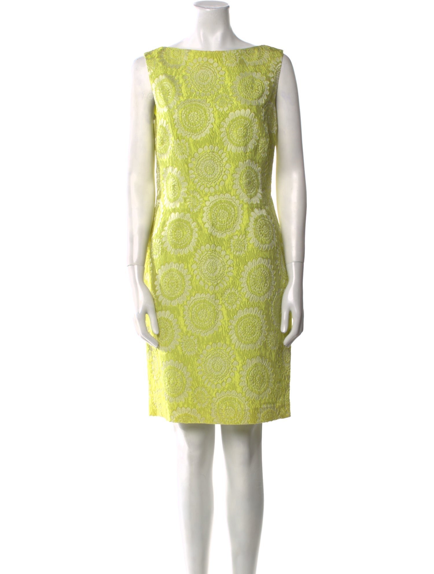 Lafayette 148 Bateau Neckline Mini Dress