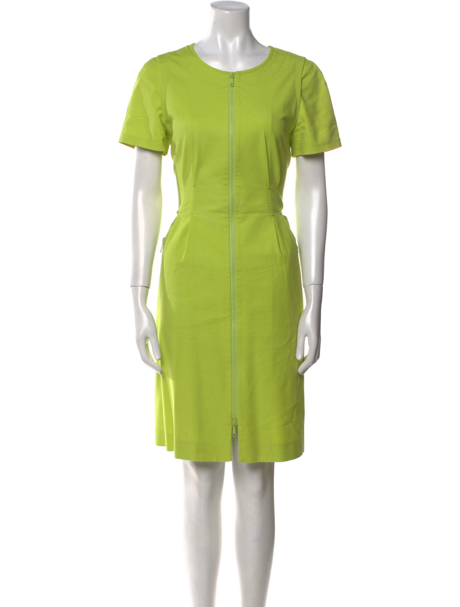 Lafayette 148 Crew Neck Knee-Length Dress