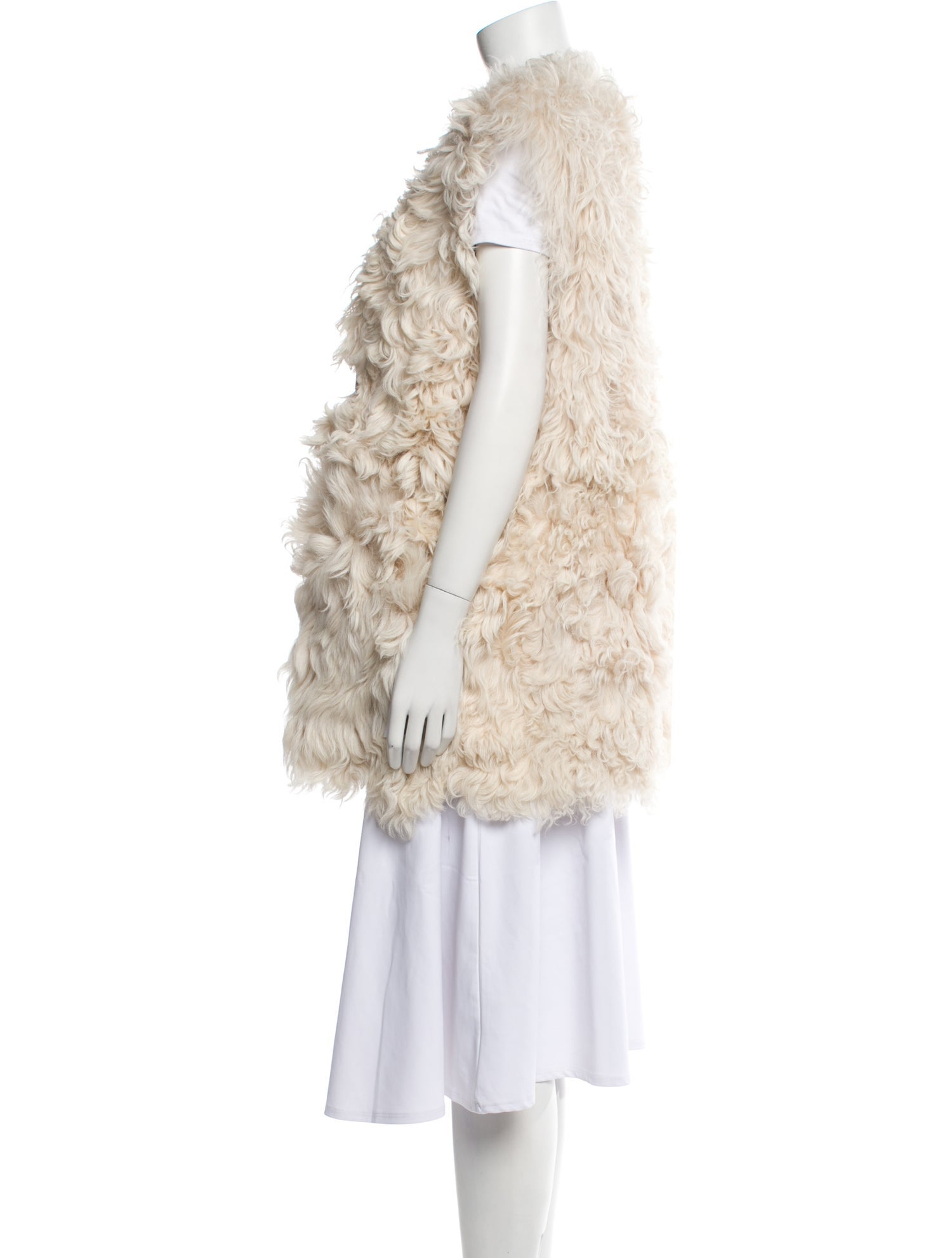 Lafayette 148 Lambskin Vest