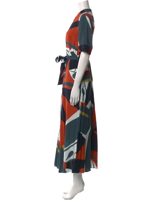 Lafayette 148 Printed Long Dress