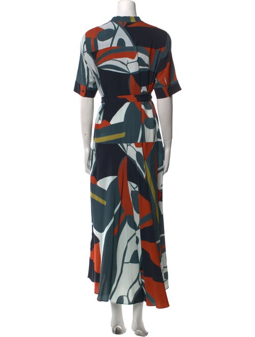 Lafayette 148 Printed Long Dress