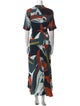 Lafayette 148 Printed Long Dress