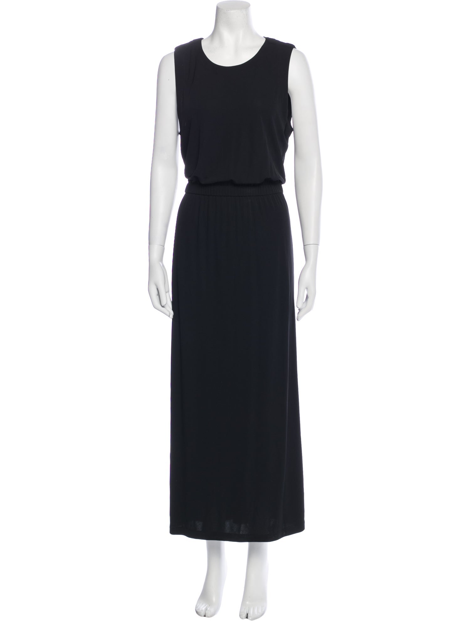 Lafayette 148 Scoop Neck Long Dress