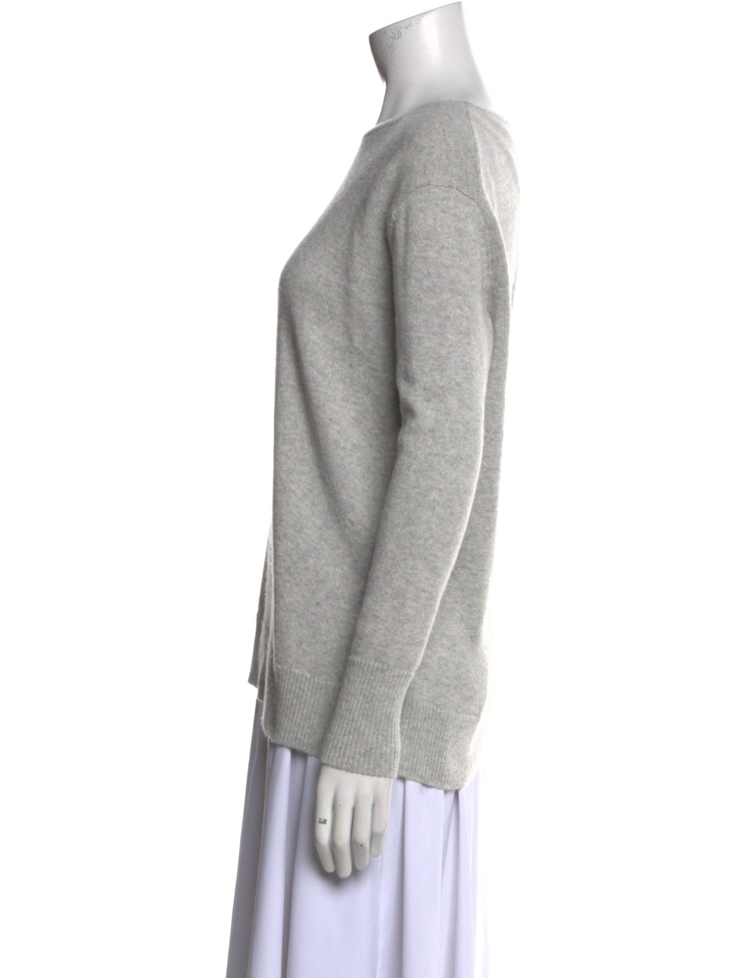 Lafayette 148 Cashmere Bateau Neckline Sweater