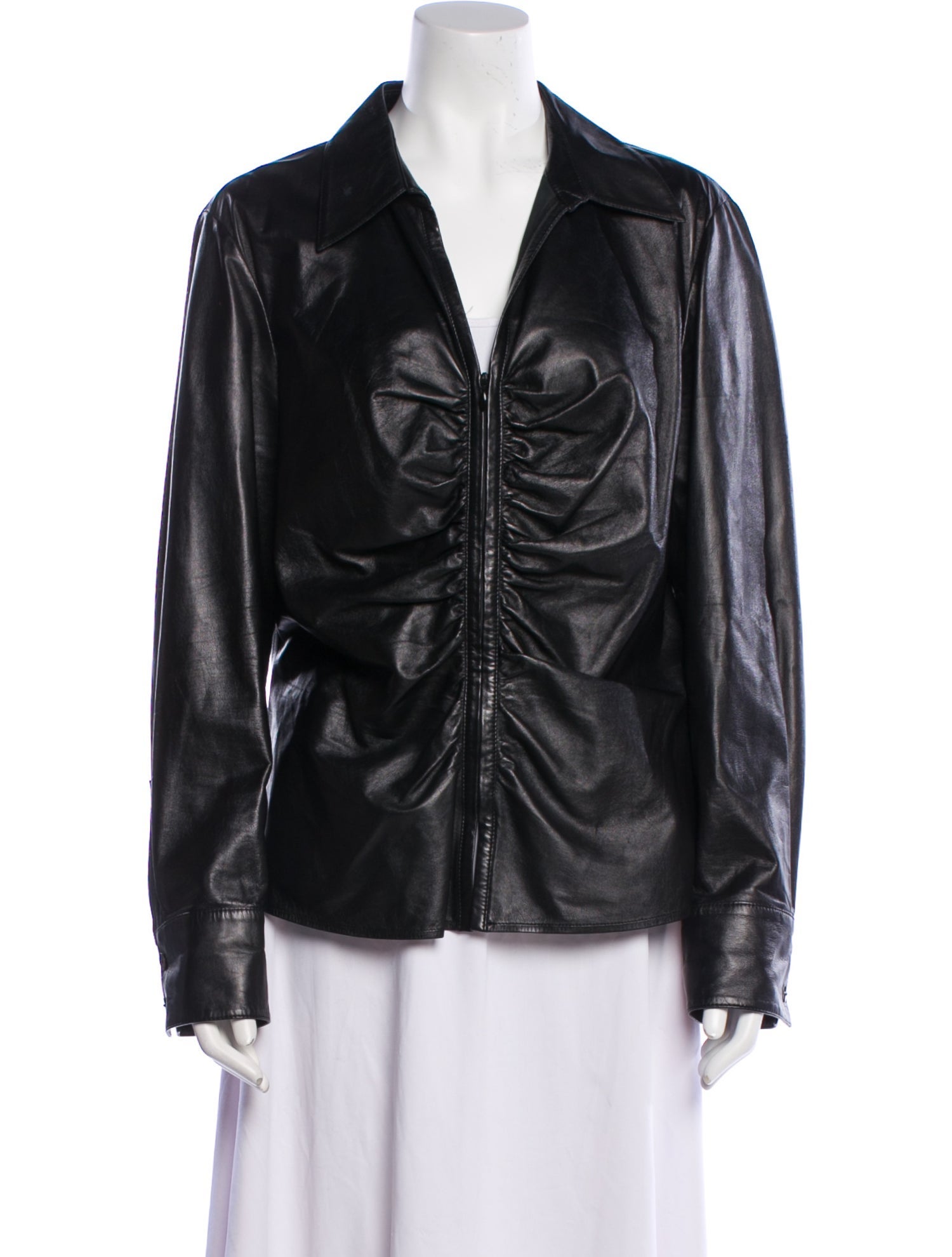Lafayette 148 Leather Biker Jacket