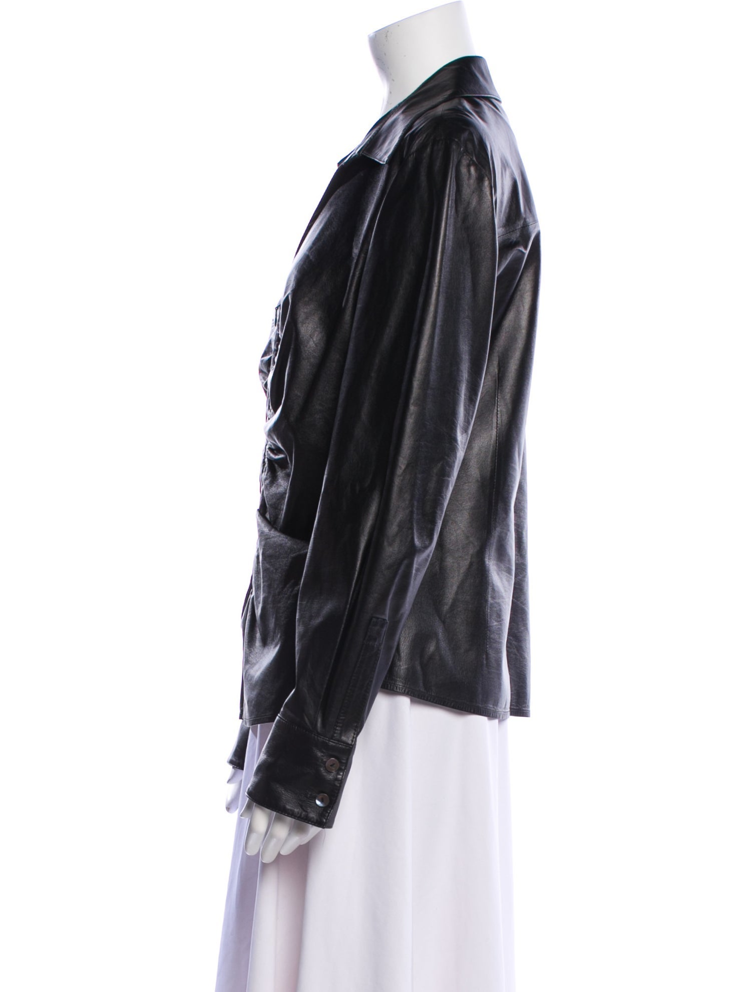 Lafayette 148 Leather Biker Jacket