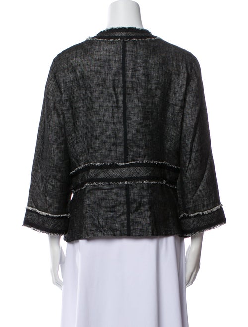 Lafayette 148 Linen Tweed Pattern Jacket