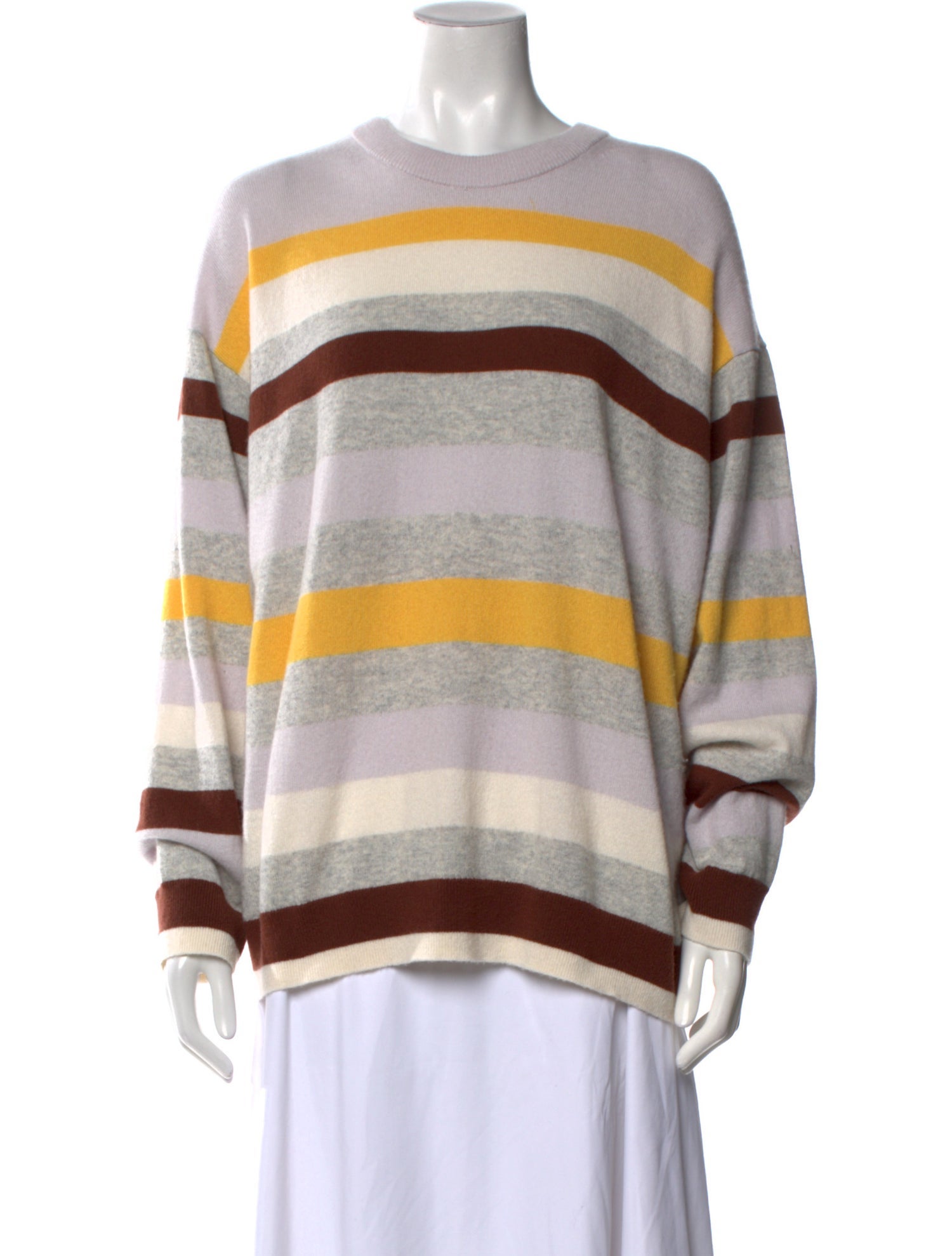 Lafayette 148 Cashmere Striped Sweater