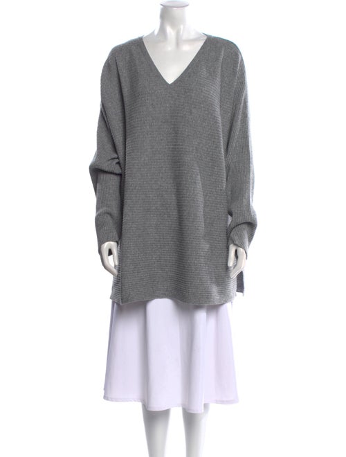 Lafayette 148 Wool V-Neck Sweater