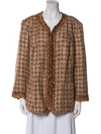 Lafayette 148 Tweed Pattern Evening Jacket