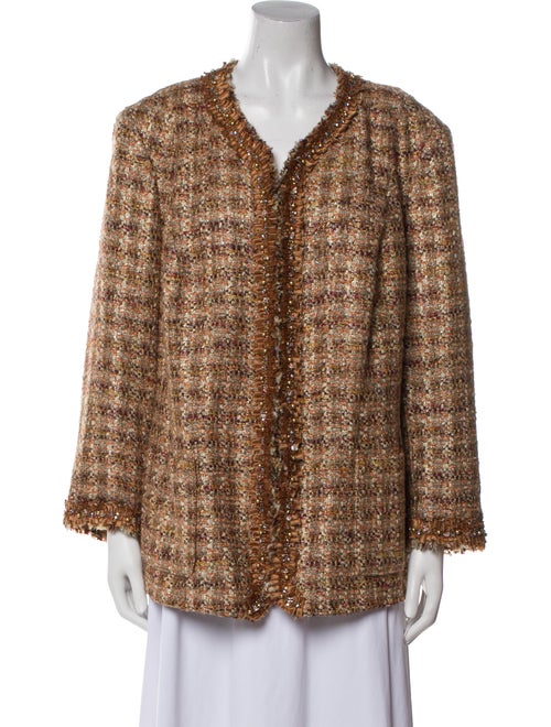 Lafayette 148 Tweed Pattern Evening Jacket