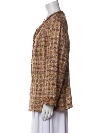 Lafayette 148 Tweed Pattern Evening Jacket