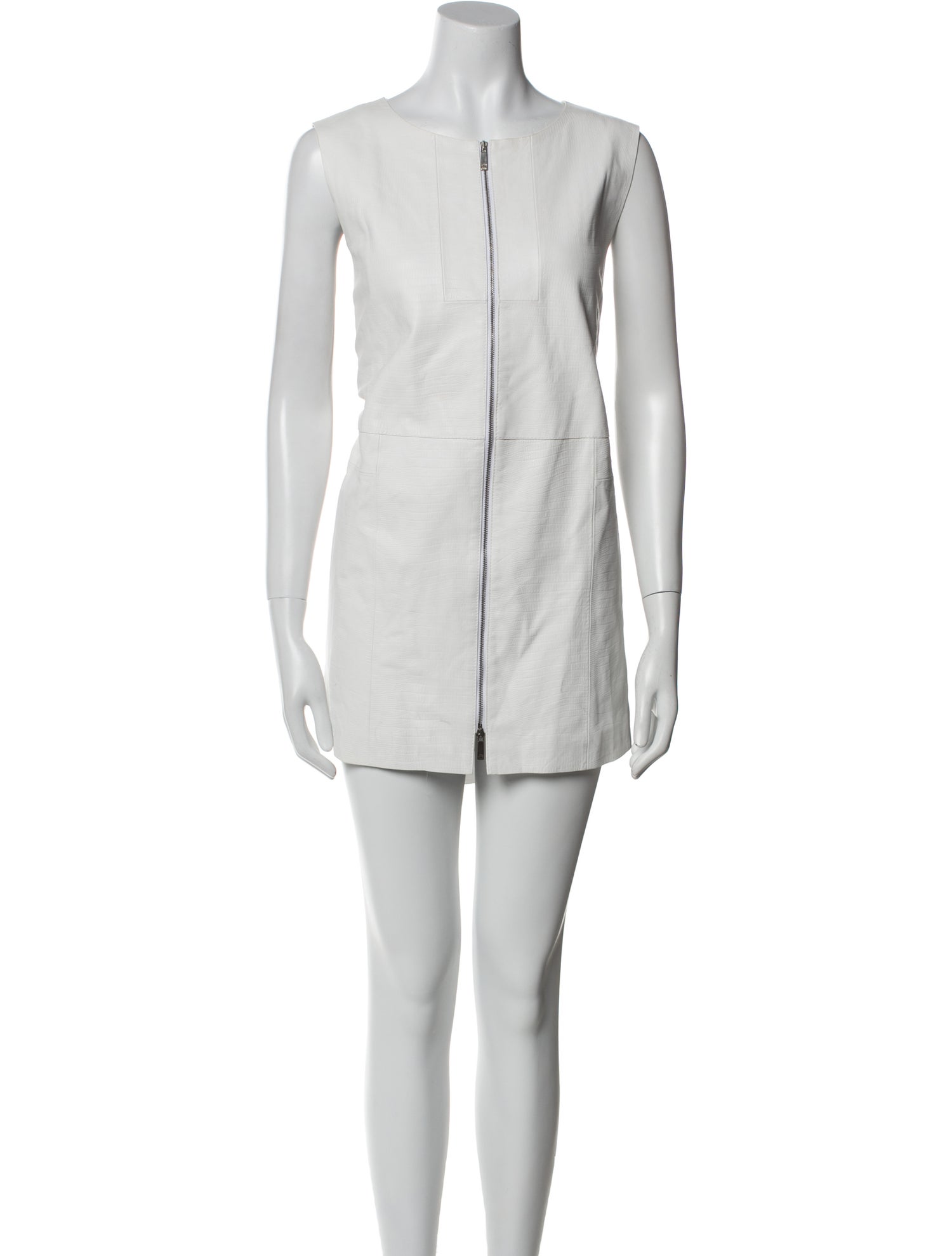 Lafayette 148 Leather Mini Dress