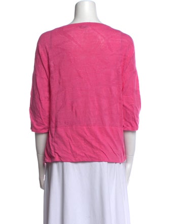 Lafayette 148 Linen Scoop Neck Sweater