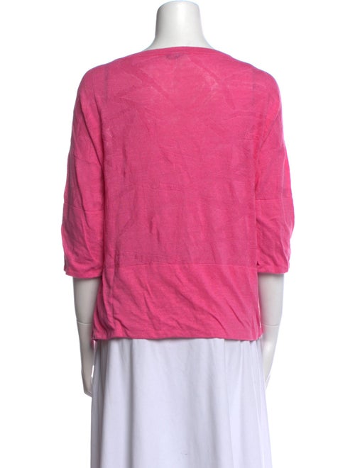 Lafayette 148 Linen Scoop Neck Sweater