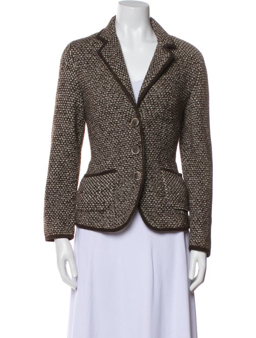 Lafayette 148 Nylon Tweed Pattern Blazer