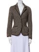 Lafayette 148 Nylon Tweed Pattern Blazer
