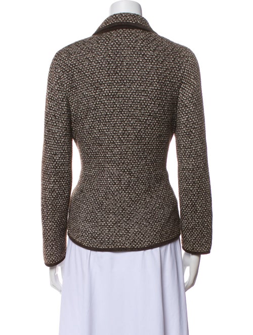 Lafayette 148 Nylon Tweed Pattern Blazer