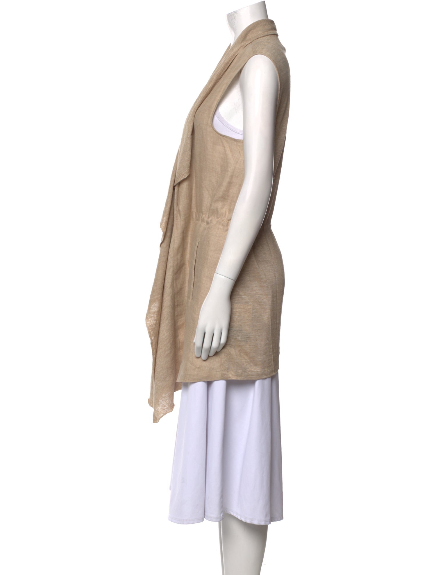 Lafayette 148 Linen V-Neck Sweater