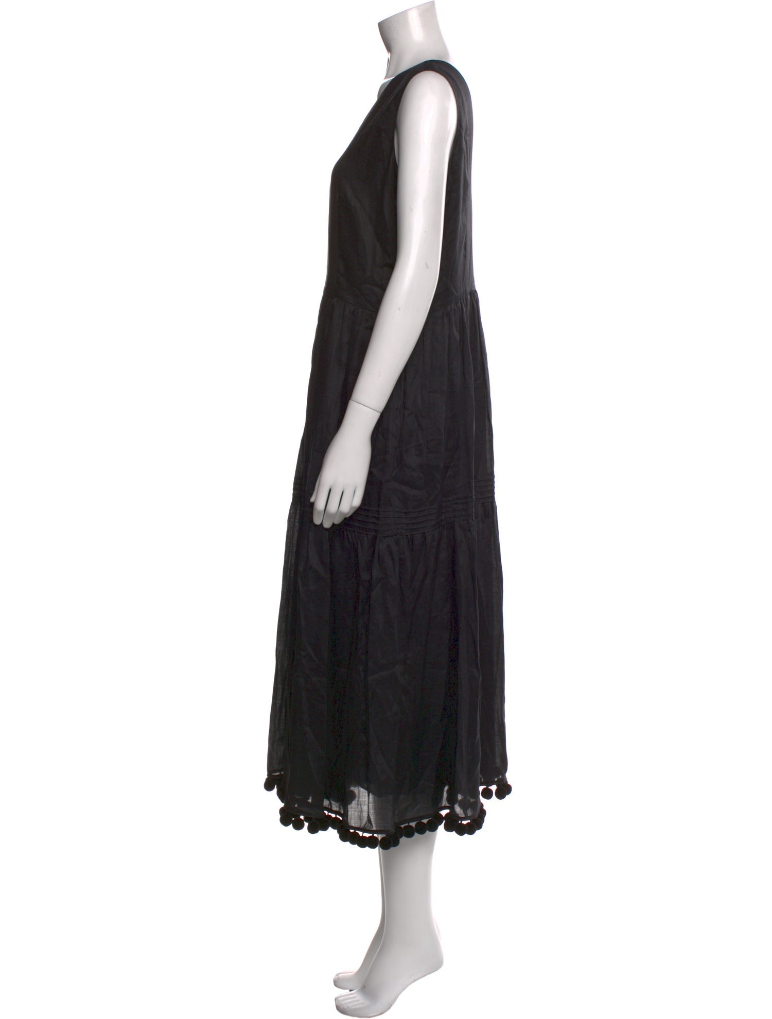 Lafayette 148 V-Neck Long Dress w/ Tags