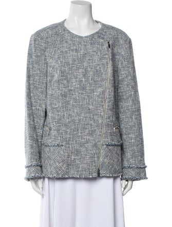 Lafayette 148 Tweed Pattern Evening Jacket
