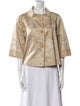 Lafayette 148 Linen Printed Evening Jacket