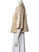 Lafayette 148 Linen Printed Evening Jacket