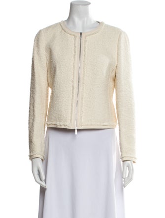 Lafayette 148 Tweed Pattern Evening Jacket