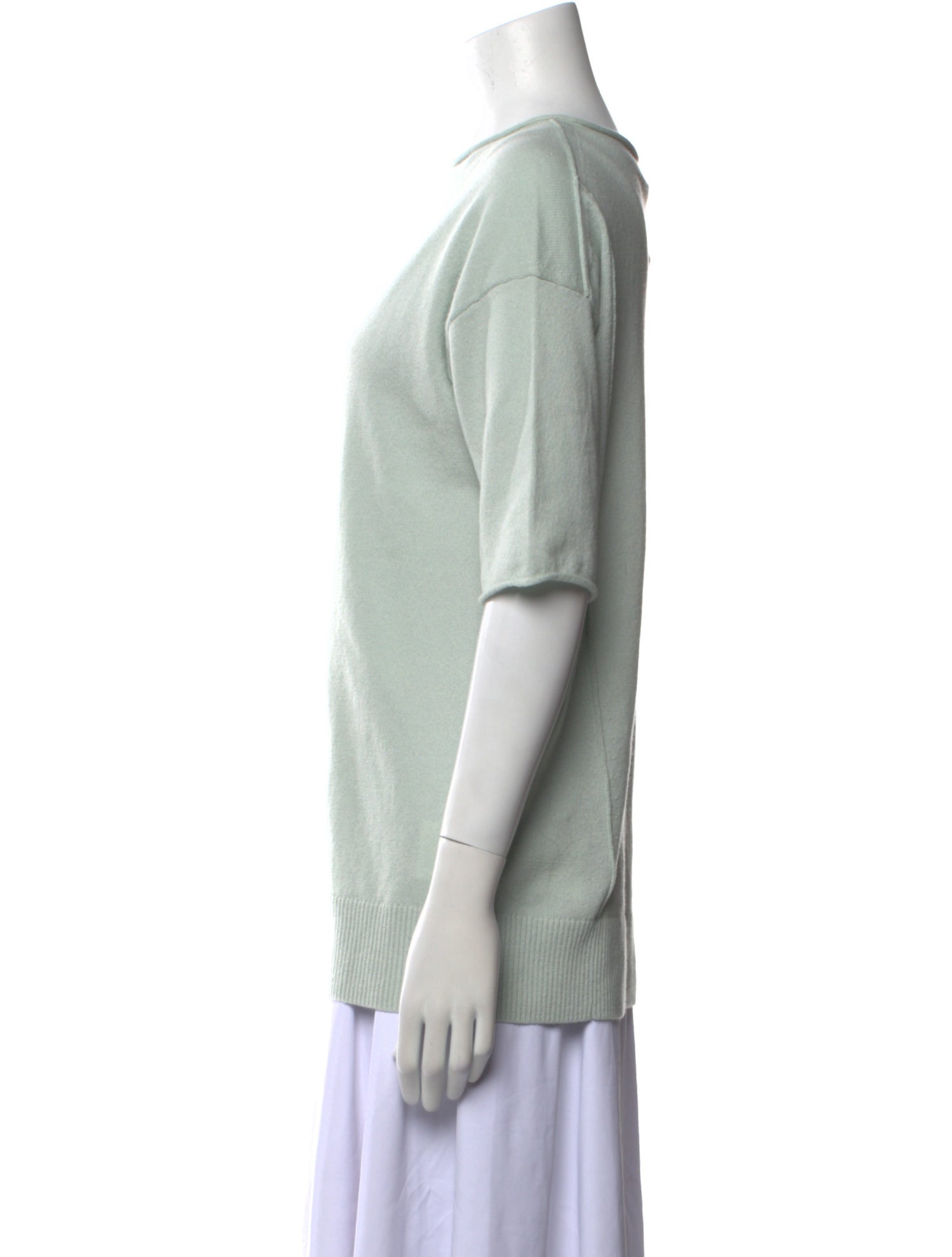 Lafayette 148 Cashmere Bateau Neckline Sweater