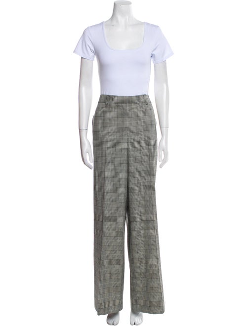 Lafayette 148 Wool Houndstooth Print Pantsuit