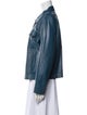 Lafayette 148 Leather Denim Jacket
