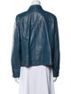Lafayette 148 Leather Denim Jacket