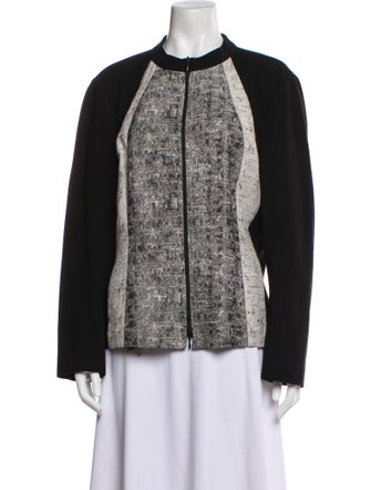 Lafayette 148 Colorblock Pattern Jacket