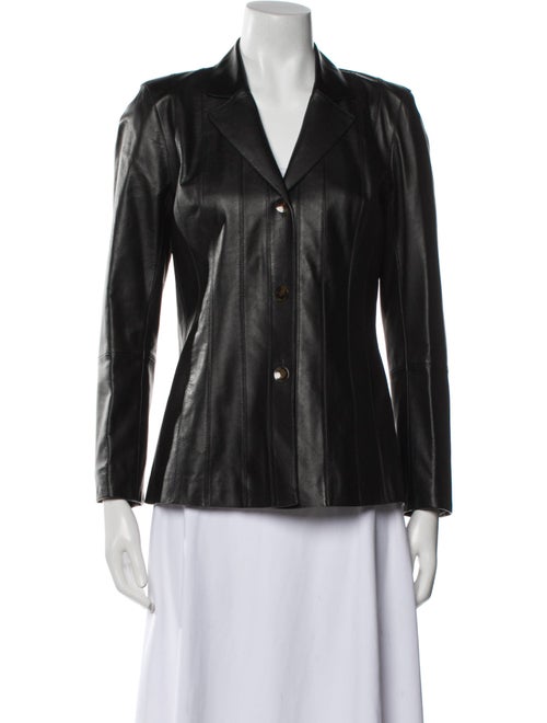 Lafayette 148 Leather Blazer