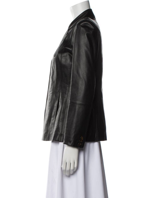 Lafayette 148 Leather Blazer