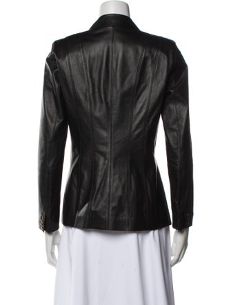 Lafayette 148 Leather Blazer