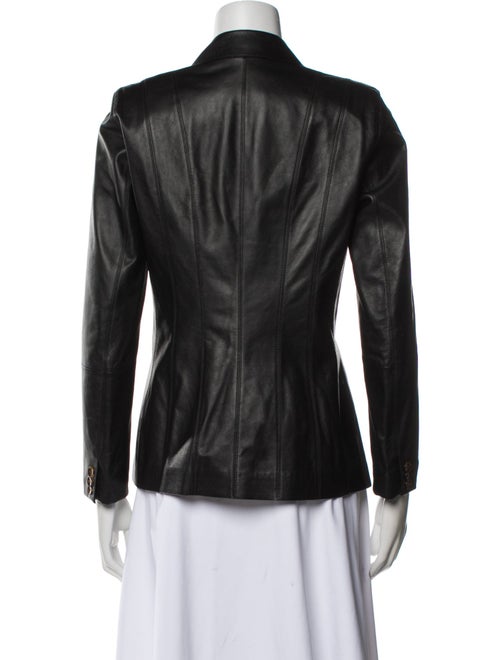 Lafayette 148 Leather Blazer