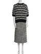 Lafayette 148 Tweed Pattern Skirt Set