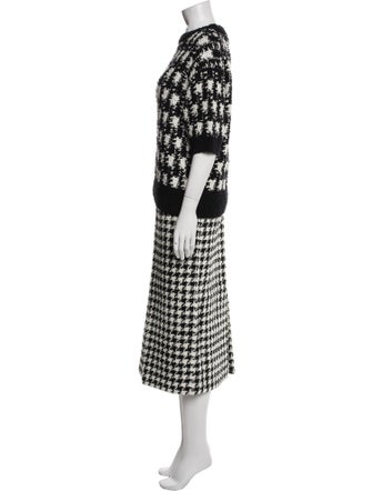 Lafayette 148 Tweed Pattern Skirt Set