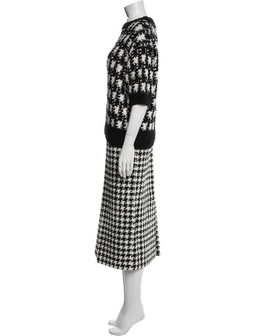 Lafayette 148 Tweed Pattern Skirt Set