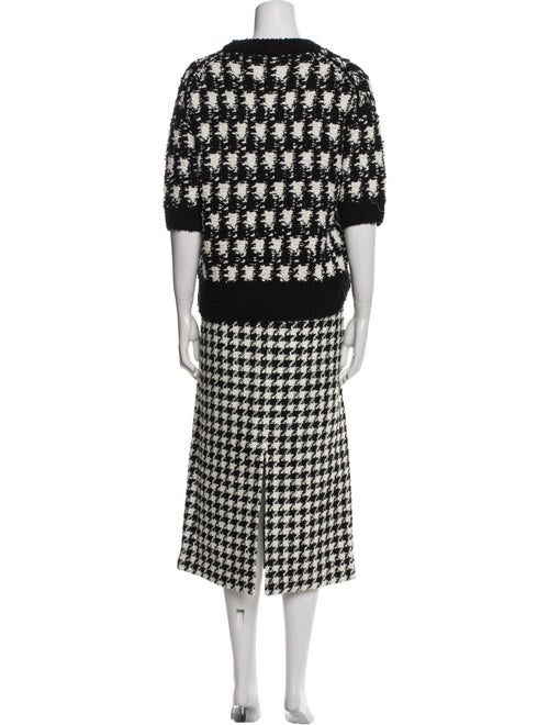 Lafayette 148 Tweed Pattern Skirt Set