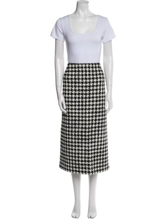 Lafayette 148 Tweed Pattern Skirt Set