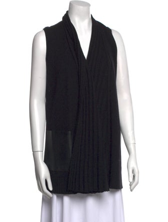 Lafayette 148 Wool V-Neck Sweater