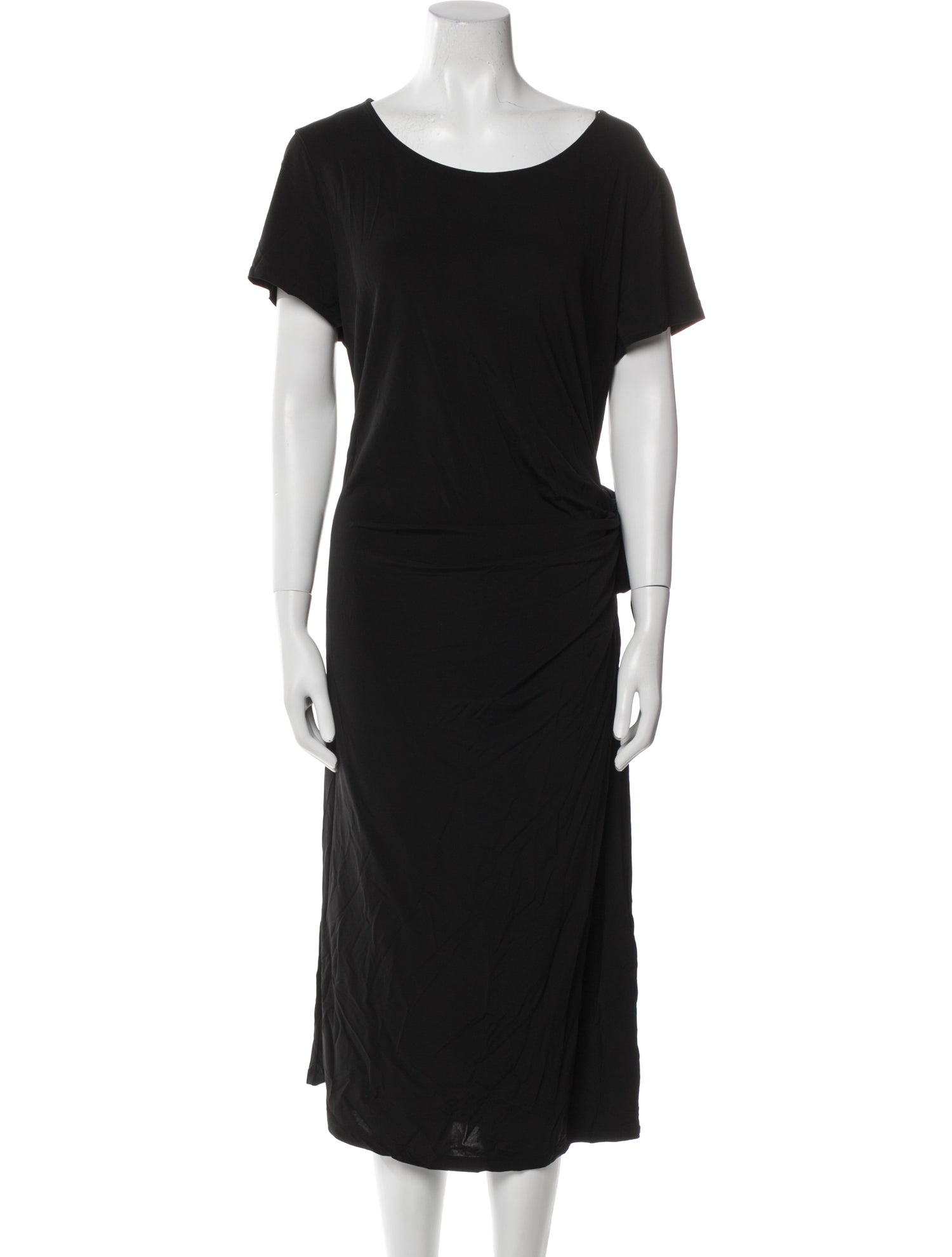 Lafayette 148 Scoop Neck Midi Length Dress