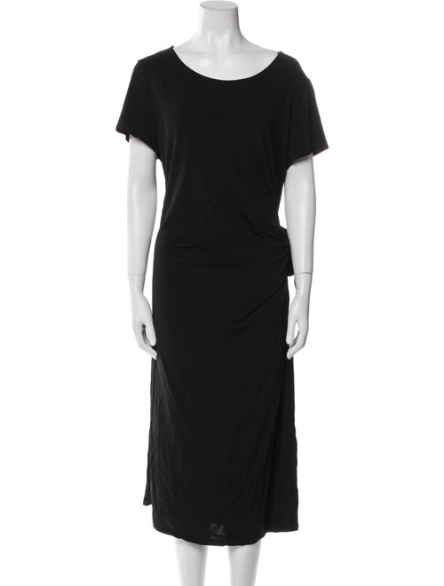 Lafayette 148 Scoop Neck Midi Length Dress