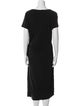 Lafayette 148 Scoop Neck Midi Length Dress