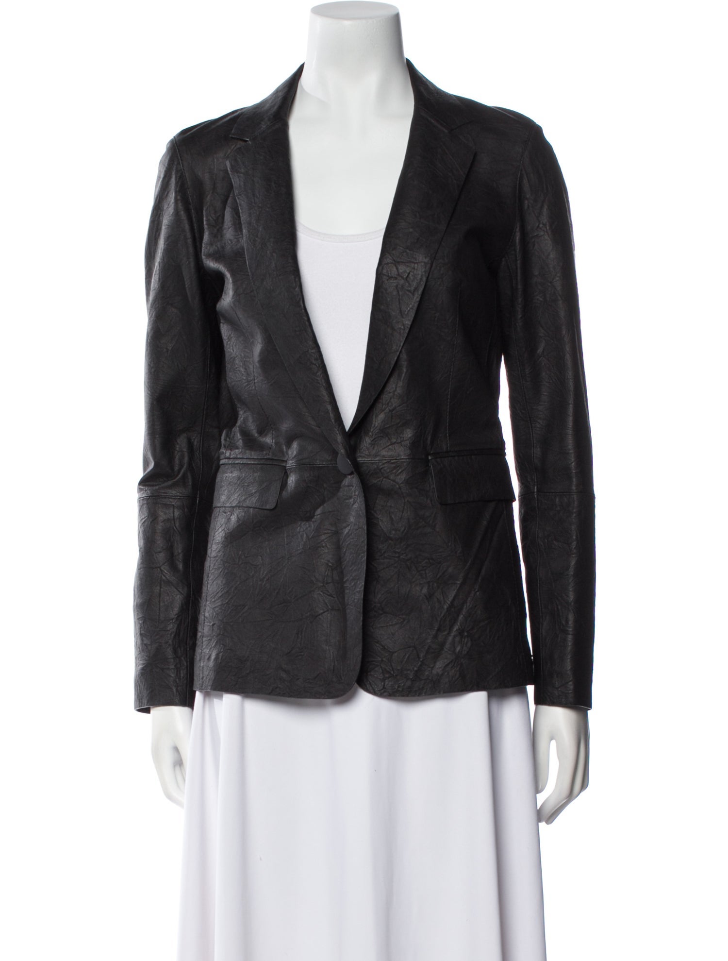 Lafayette 148 Lambskin Blazer
