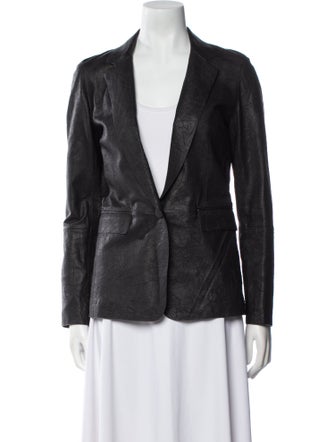Lafayette 148 Lambskin Blazer